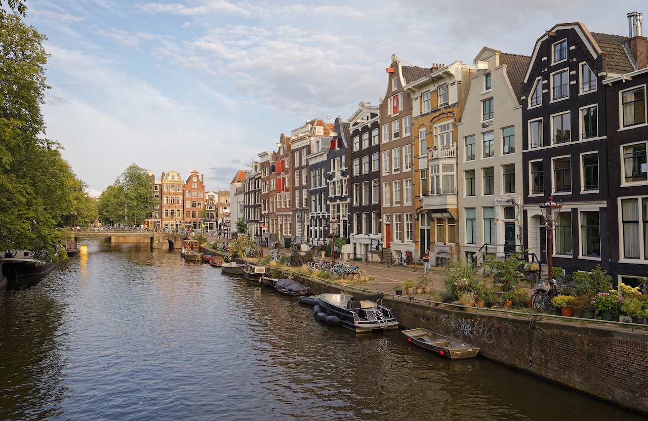 Brouwersgracht canal in Amsterdam