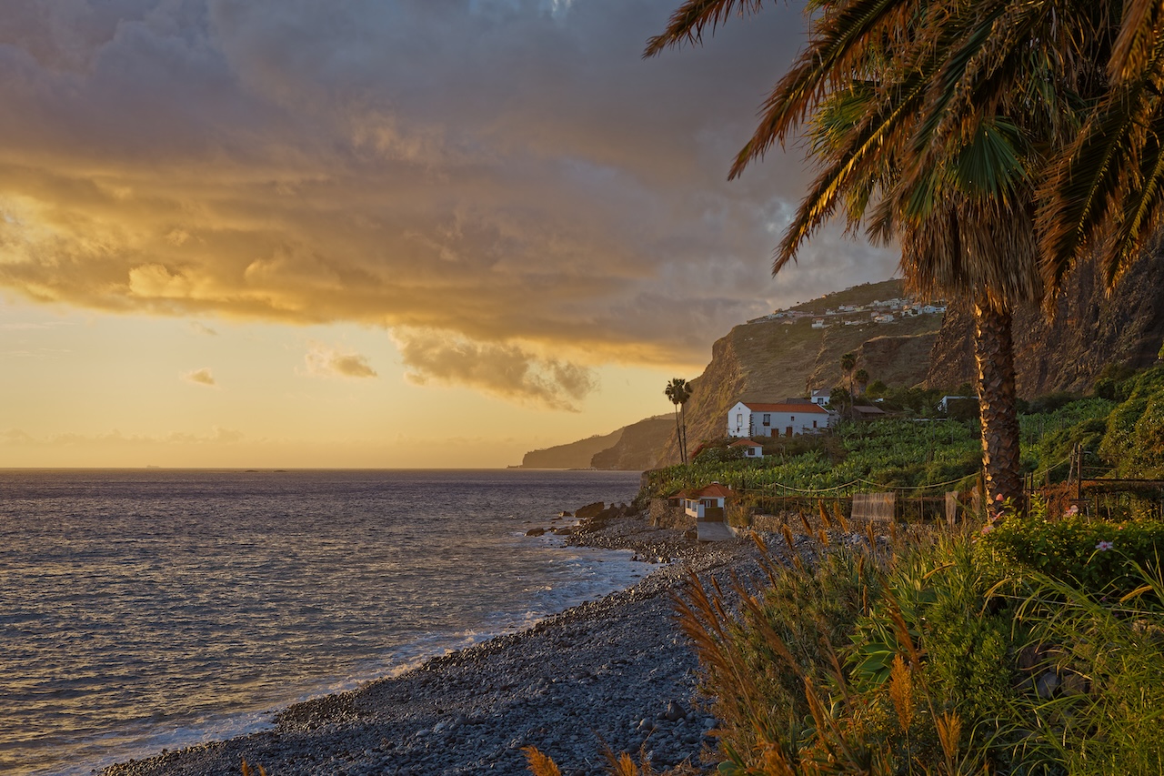 Manor house in Fajã dos Padres in Madeira Island